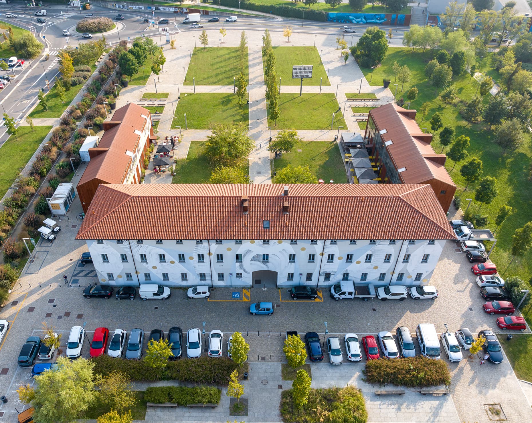 Il giardino e gli spazi verdi di Cascina Merlata